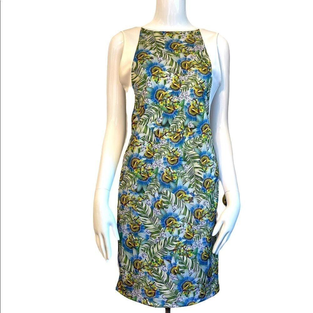 CLOVER CANYON Garden Print Mini Dress.Size M